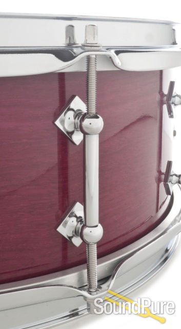 Craviotto 5.5x14 Private Reserve Purple Heart Snare Drum — image 3