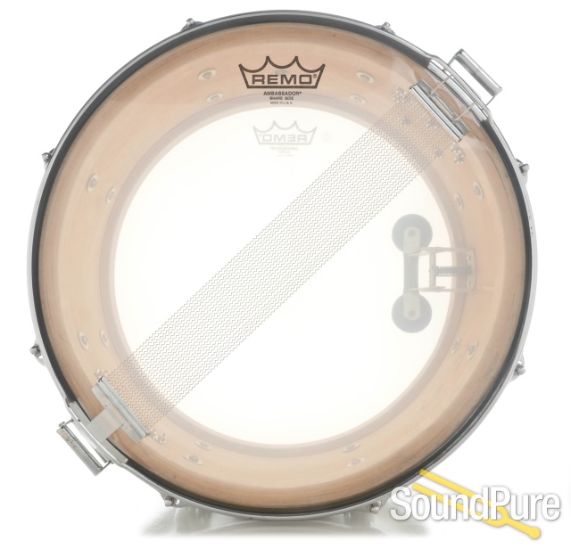 Slingerland 6.5x14 Radio King Snare Drum-White Marine Pearl — image 8