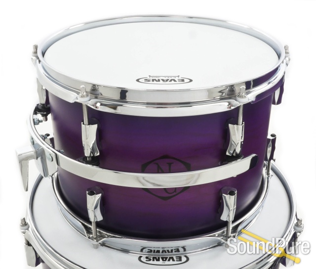 Noble & Cooley 4pc Horizon Drum Set-Purple Burst Matte — image 7