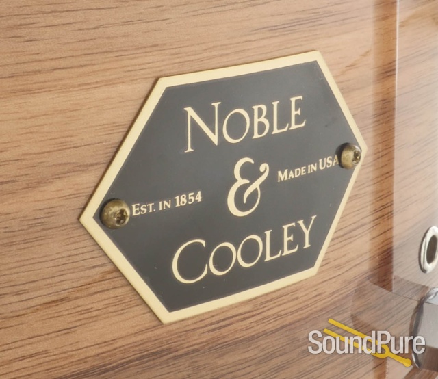 Noble & Cooley 6.5x14 Walnut Ply Snare Drum-Gloss/Chrome — image 3
