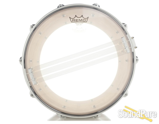 Noble & Cooley 6.5x14 Walnut Ply Snare Drum-Gloss/Chrome — image 6