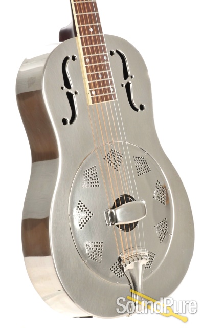 National Triolian Steel 12 Fret Reso-Phonic guitar #21990 — image 2