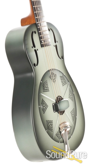 National NRP Woodbody 14 Fret Reso-Phonic Guitar #21922 — image 2