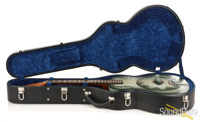 National NRP Woodbody 14 Fret Reso-Phonic Guitar #21922 — image 6