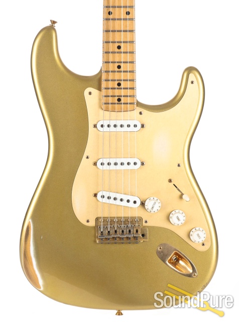 Fender LTD 50th Anniversary '56 Strat Relic Gold #R23368 — image 1