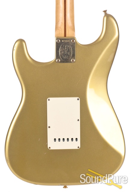 Fender LTD 50th Anniversary '56 Strat Relic Gold #R23368 — image 8