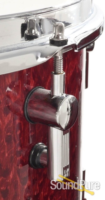 Sonor 4pc Delite Maple Drum Set-Cherry Birdseye — image 3