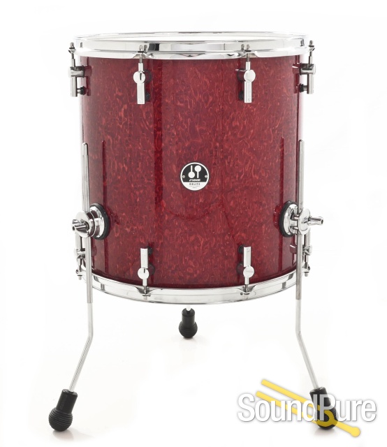 Sonor 4pc Delite Maple Drum Set-Cherry Birdseye — image 4