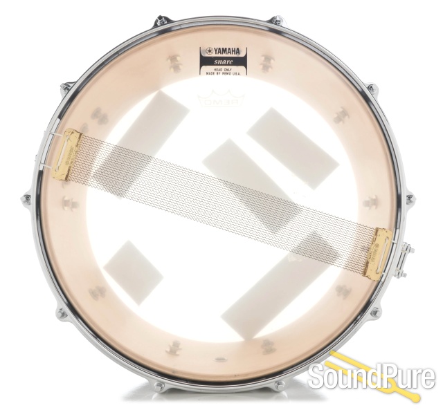 Yamaha 5x14 Maple Custom Absolute Snare Drum-Black — image 3