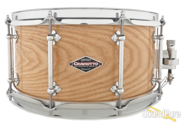 Craviotto 6.5x14 Ash Custom Shop Snare Drum — image 1