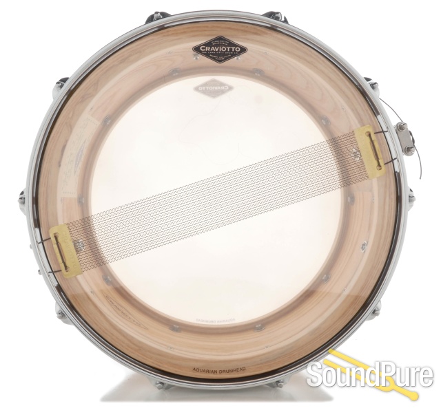 Craviotto 6.5x14 Ash Custom Shop Snare Drum — image 3