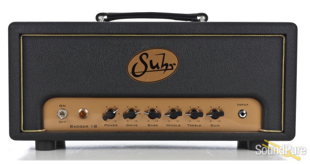 Suhr Badger 18 Amp Head Black - Used — image 1