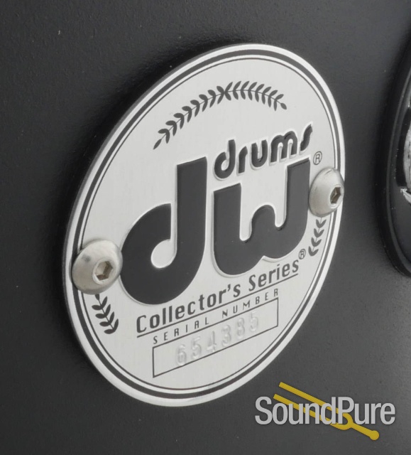 DW 6.5x14 Collectors Solid Aluminum Snare Drum-Black — image 4