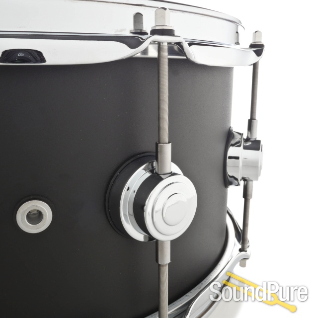 DW 6.5x14 Collectors Solid Aluminum Snare Drum-Black — image 6