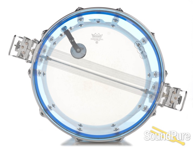 Ludwig 5x14 Vistalite Super Sensitive Snare Drum-Blue — image 3