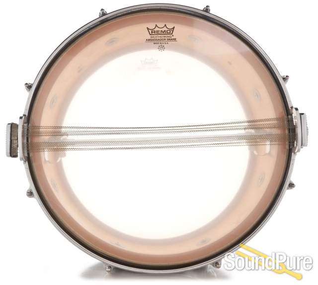 Premier 5.5x14 Snare Drum-Black Diamond Pearl — image 4