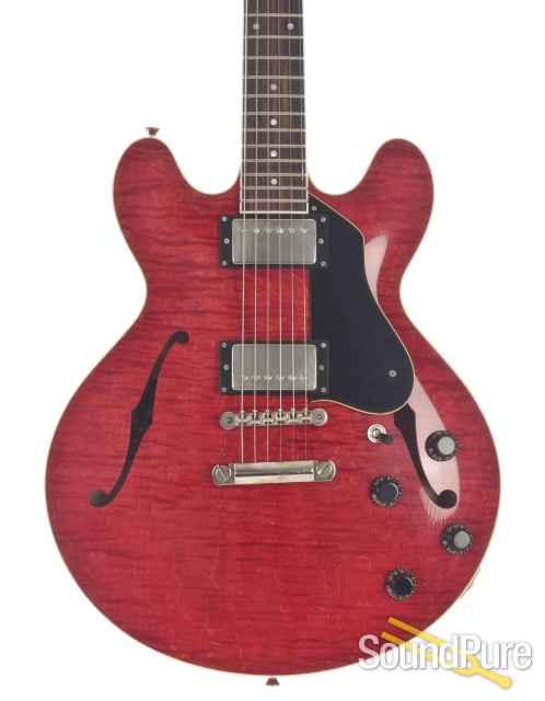 Collings I-35 LC Faded Cherry Aged w/ThroBak #181107 — image 1