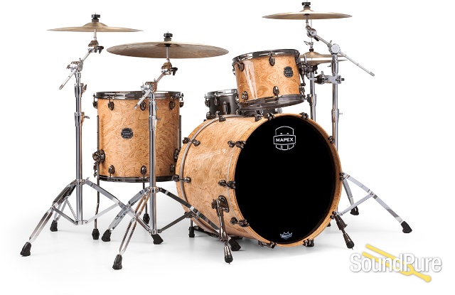 Mapex 3pc Saturn V MH Exotic Rock Shell Pack Natural Maple — image 1