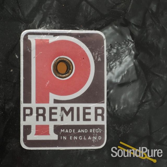 Premier 3pc Vintage Drum Set-Black Diamond Pearl — image 4