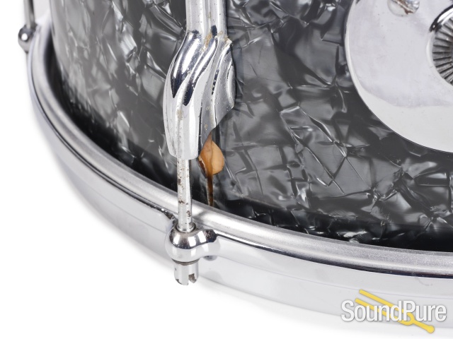 Premier 3pc Vintage Drum Set-Black Diamond Pearl — image 8