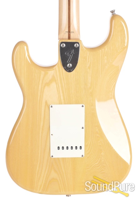 Fender MIJ Vintage ’72 Strat Natural #T029777 - Used — image 4