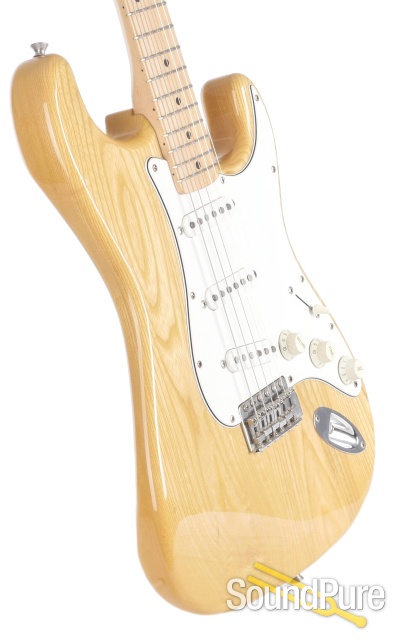 Fender MIJ Vintage ’72 Strat Natural #T029777 - Used — image 9