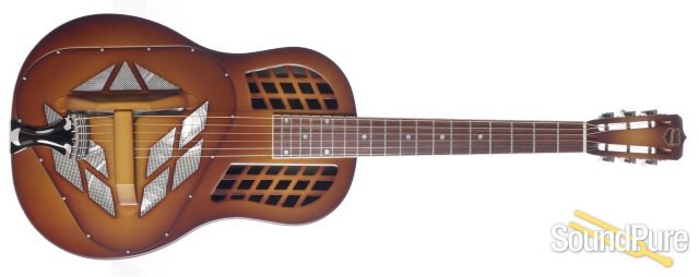 National Triolian Tricone Reso-Phonic guitar #21914 — image 8