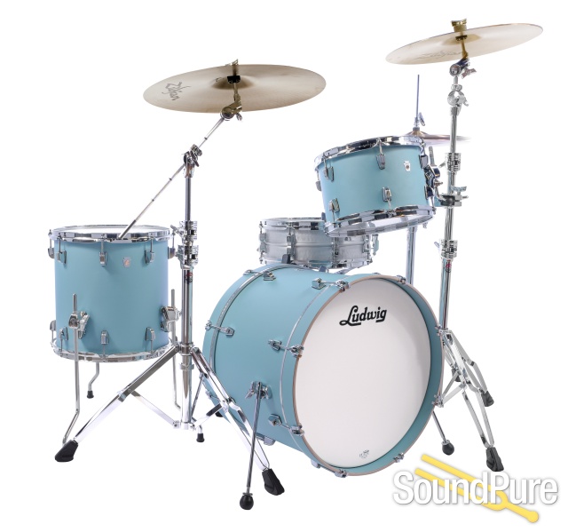 Ludwig 3pc Neusonic Drum Set 20 Skyline Blue