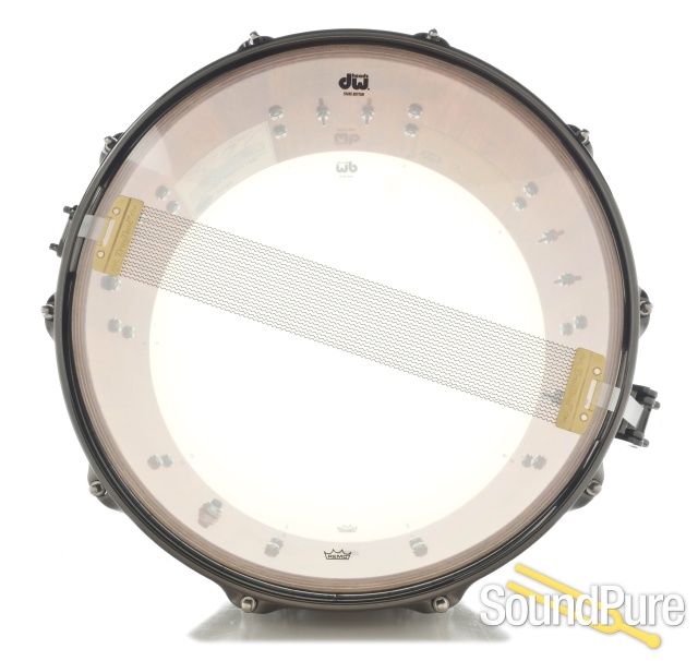DW 6.5x14 Collectors Exotic Tasmanian Blackwood Snare Drum — image 3