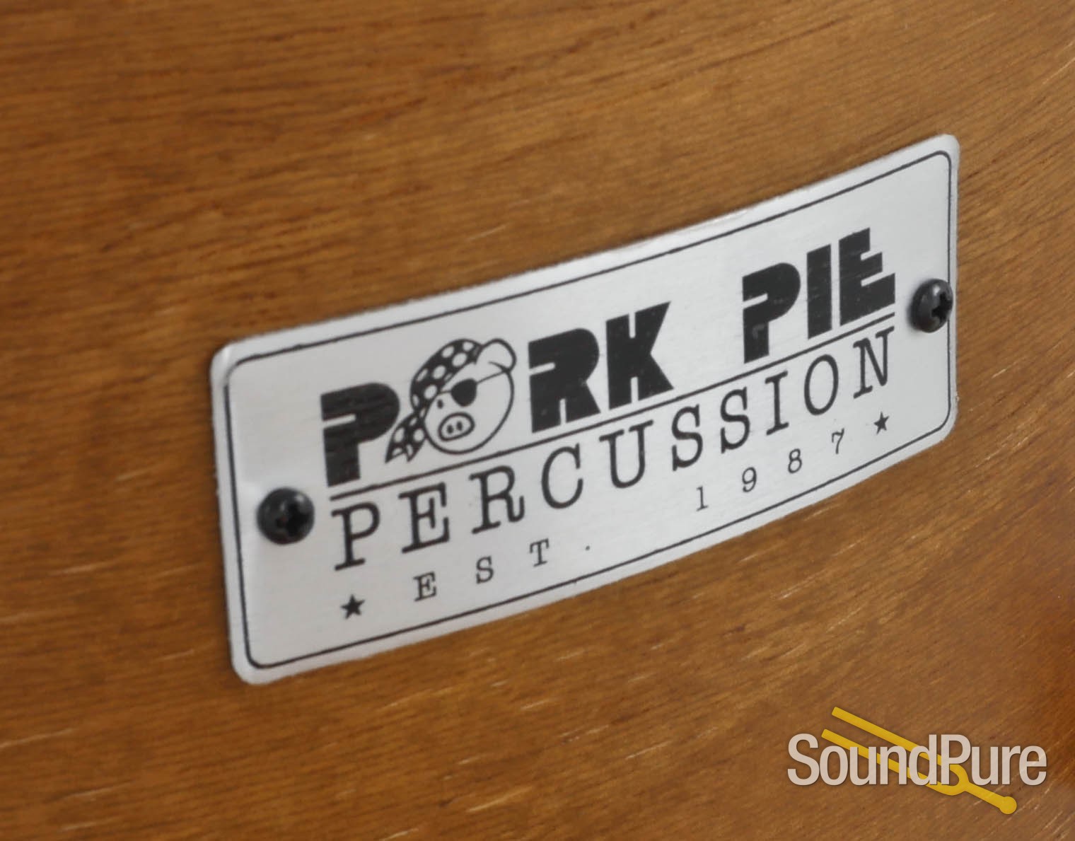 Pork Pie 3pc Siam Oak Drum Set - Natural Oil | Soundpure.com