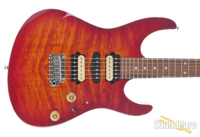Suhr LTD Modern Plus Curly Fireburst Electric Guitar #JS9W6R — image 5