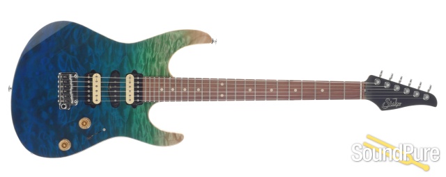 Suhr LTD Modern Plus Curly Aqua Blue Gradient #JS7F1G — image 5