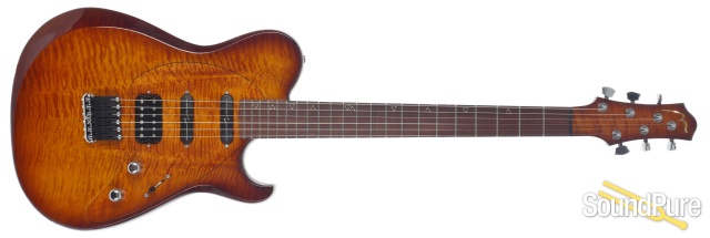 Moriah Guitars Tabor Model "Zipper" Electric Guitar — image 7