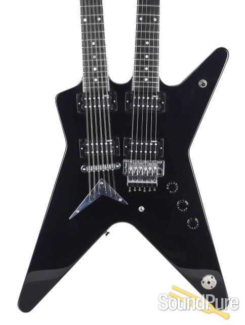 Dean Custom USA ML Double Neck Black Electric # 12-1173 — image 1