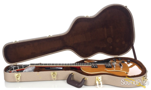 Comins GCS-1ES Vintage Blond Semi-Hollow Electric #112125 — image 6