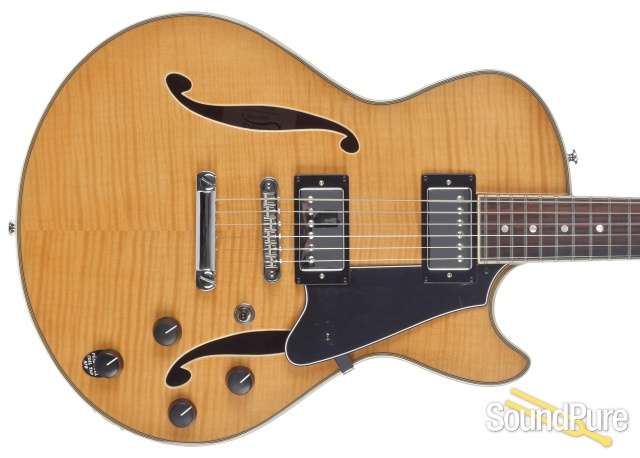 Comins GCS-1 Vintage Blond Semi-Hollow Electric #112209 — image 5