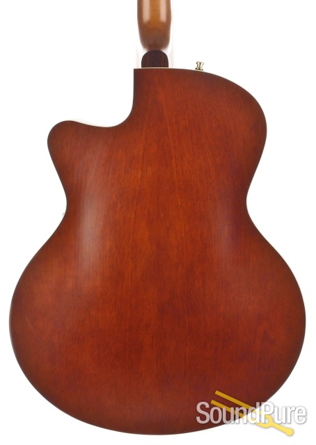 Godin 5th Ave CW Kingpin II Cognac Burst Archtop Guitar — image 4