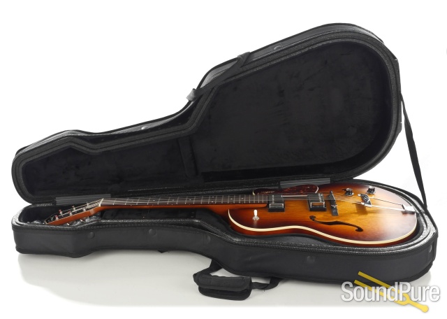 Godin 5th Ave CW Kingpin II Cognac Burst Archtop Guitar — image 6