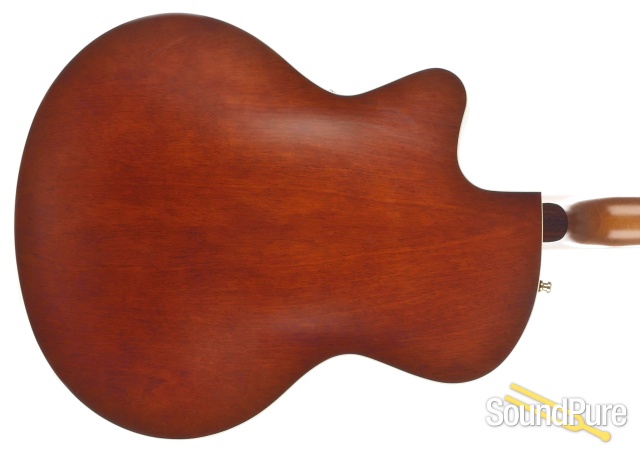 Godin 5th Ave CW Kingpin II Cognac Burst Archtop Guitar — image 7