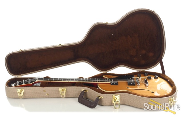 Comins GCS-1ES Vintage Blond Semi-Hollow Electric #112132 — image 6