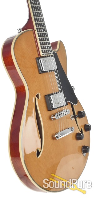 Comins GCS-1ES Vintage Blond Semi-Hollow Electric #112132 — image 7