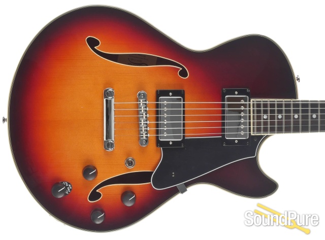 Comins GCS-1ES Autumn Burst Semi-Hollow Guitar #112140 — image 9
