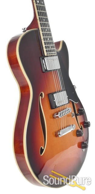 Comins GCS-1ES Autumn Burst Semi-Hollow Guitar #112136 — image 7