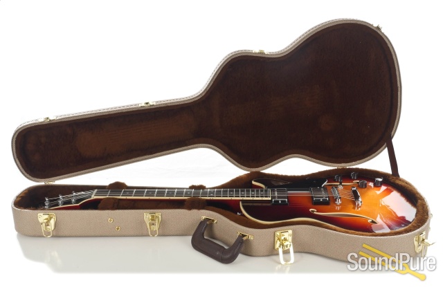 Comins GCS-1ES Autumn Burst Semi-Hollow Guitar #112136 — image 9