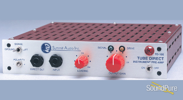 Summit Audio TD-100 Instrument Preamp And Tube Direct Box