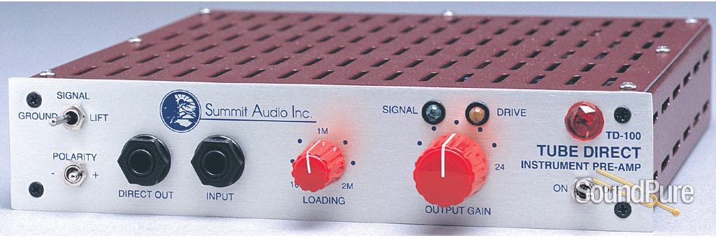 Summit Audio TD-100 Instrument Preamp And Tube Direct Box