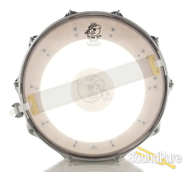 Pork Pie 6.5x14 Walnut Ply 30th Anniversary Snare Drum — image 5