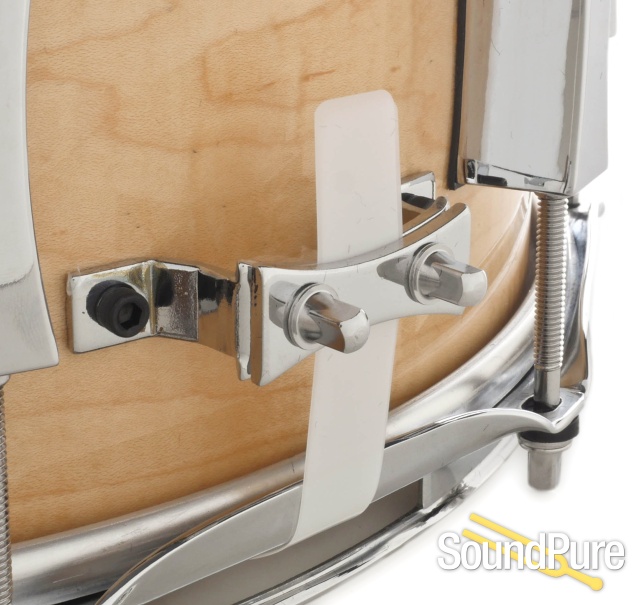 Pork Pie 6.5x14 Walnut Ply 30th Anniversary Snare Drum — image 8