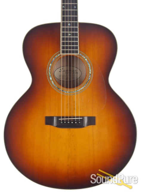 Eastman AJ616 Archback Jumbo Sunburst Acoustic #34 - Used — image 1