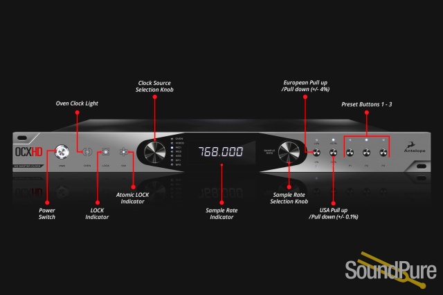 Antelope Audio OCX HD 768 kHz HD Master Clock — image 6